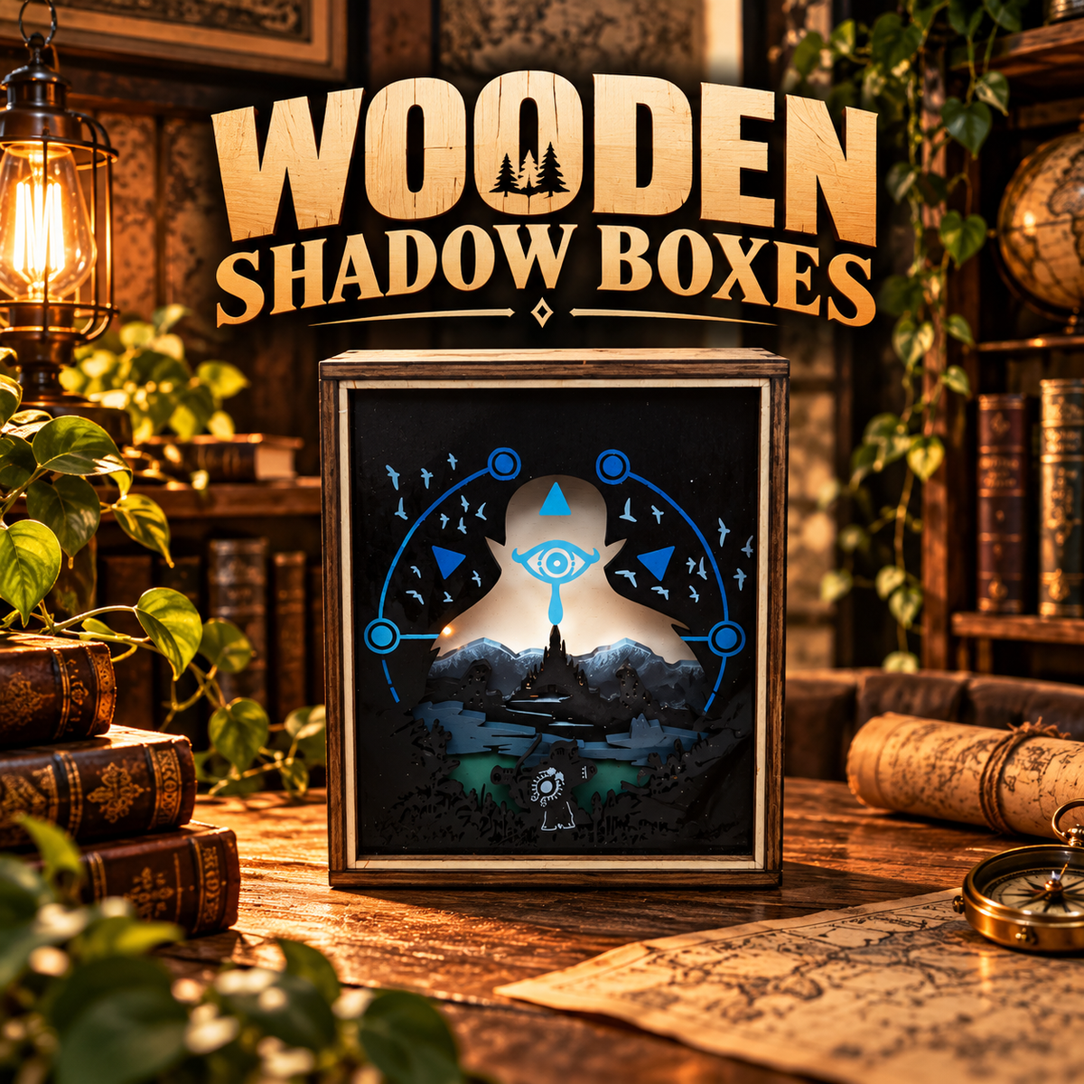 Wooden Shadow Boxes